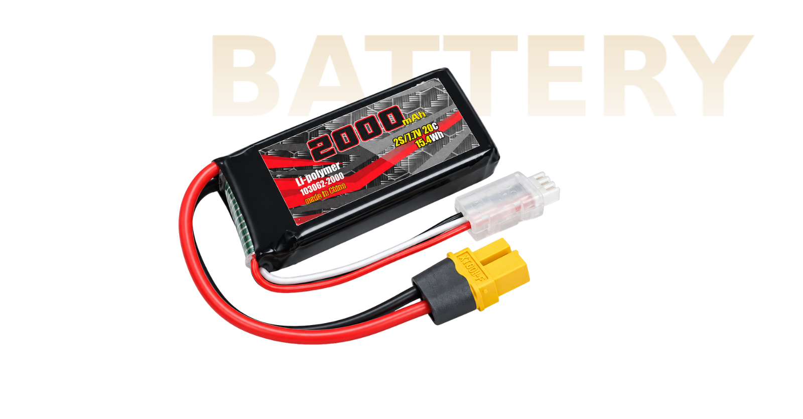 7.7V High-Voltage LiPo Battery Pack