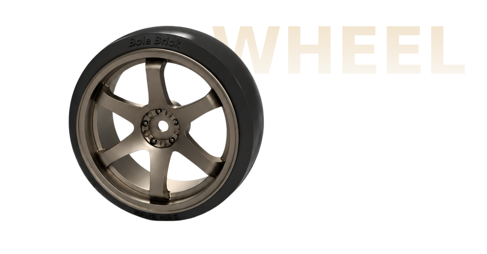 70 × 25.5 mm six-spoke drift wheels