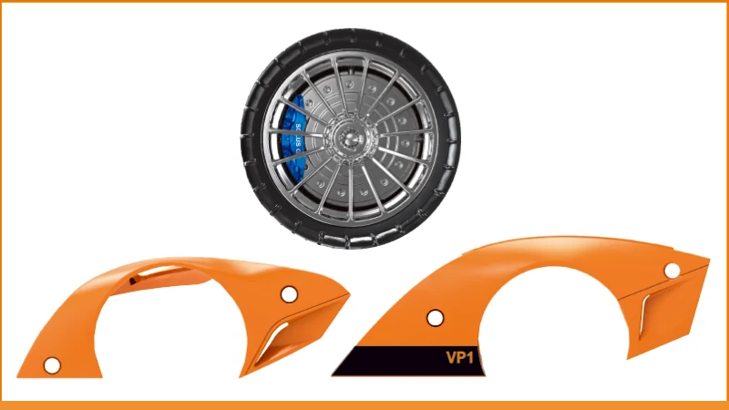 Purpose-shaped parts